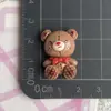 Novos Clipes de Patch de Animal Cartoon, Coelho Pequeno Feito à Mão DIY Acessórios de Cola de Creme Resina, Kit de Material para Fivela de Sapato Clog