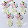 Accesorios de Plástico al por Mayor Materiales Manualidades DIY Hebillas para Zapatos Accesorios para la Cabeza de Niños Accesorios de Pegamento en Crema Cuchara de Manzana