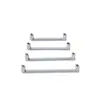 Joyería para Piercing en Forma de U de Aleación de Titanio Astm-F136 Tachuelas Embebidas de Ángulo Recto Doble Extremo Grosor de 1.6 mm Rosca M1.2 10/12/1