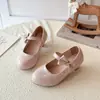 Niñas Niños Niñas Pequeñas Tacones Altos Zapatos de Princesa Zapatos de Cuero Zapatos Planos de Pequeña Princesa Moda Versátil Cómodos Zapatos para Niños