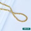 Cuentas de Cristal Planas Color Ab Galvanizado de 2-12 mm, Cuentas Redondas de Vidrio, Accesorios de Cuentas para Joyería DIY, Rueda de Cuentas Sueltas de Cristal