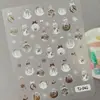 Pegatinas para Uñas Artísticas de Bola de Navidad Aurora Transfronteriza, Múltiples Opciones Disponibles, Pegatinas para Uñas Navideñas de Invierno Láser con Foil Dorado, Modelo TJ