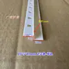 Tira protectora de esquina en forma de Z tira para la esquina del párpado doble tira decorativa de PVC borde de perfil de techo hueco de sombra