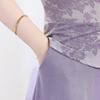 Novo Vestido de Verão Estilo Chinês para Mães Vestido Estampado Estrangeiro Elegante Moda para Mulheres de Meia-idade e Idosas Vestido Slim Falso de Duas Peças para Cobrir a Barriga