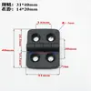 Bisagra de Plástico de Nylon Bisagra para Gabinete Eléctrico Bisagra de Perfil de Aluminio Bisagra Industrial Especificaciones de la Bisagra