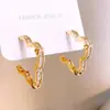Pendientes de trébol de cuatro hojas huecos con circonita, diseño sentido, para mujer, nuevos pendientes 2024, pendientes adecuados para cara redonda, para otoño e invierno, venta al por mayor