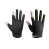 Guantes de Pesca de Dos Dedos Expuestos para Hombre, Antideslizantes para Exteriores, Transpirables, Compatibles con Pantalla Táctil, Estilo Delgado, Equipo de Protección Deportiva para Ciclismo, Capaces de Pantalla Táctil