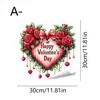 Adesivos de Janela Românticos de Flores e Borboletas Decorações para Festa de Dia dos Namorados Layout de Cena para Parede de Porta e Janela Filme Transparente Eletrostático