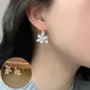 Pendientes Cruzados de Círculo Geométricos de Doble Capa Personalizados Estilo Coreano para Mujer, Aros de Moda Retro Creativos, Pendientes de Celebridad de Internet de Moda