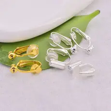 DIY铜镀耳夹无耳洞假耳环气质无需剪耳针螺丝耳夹耳钉转换神器