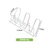 Estante de Acero Inoxidable para Almacenamiento de Platos para Uso Doméstico, Escurridor Multifuncional para Tazones y Palillos de Encimera, Estante de Almacenamiento para Gabinete de Cocina