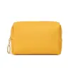 Bolsa de Cosméticos Impermeable Portátil de Color Sólido de PU, Bolsa de Almacenamiento de Cosméticos de Alto Valor, Neceser Grande de Viaje al por Mayor