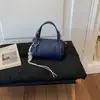 Mini bolsa Boston multicolor, bolsa transversal de alta estética e requinte para mulheres, moda estilo coreano, bolsa de ombro e de mão versátil