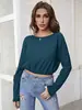 Amazon Hot Simples Cor Sólida Casual Sem Costas Top Feminino