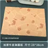 Papel para sanduíche de grau alimentício à prova de óleo aquecimento no micro-ondas embalagem de hambúrguer papel kraft pad especial à prova de óleo para padaria
