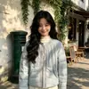 2026 Moda Nuevo Estilo Holgada de Alta Gama Patchwork Chaqueta de Algodón para Mujer Invierno Corta Cálida Adelgazante Abrigo para Petite