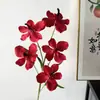 5 Orquídeas Phalaenopsis Artificiales para Arreglos Florales de Boda, Orquídeas Mariposa Falsas, Flores Artificiales Phalaenopsis