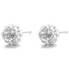 Aretes de tachuela con cuentas Shambhala para mujer plata de ley 925 estilo coreano diseño de nicho tachuela para cartílago de la oreja estilo ins joyería de oreja con temperamento personalizado