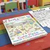 Nuevo producto transfronterizo: 10 hojas/paquete de pósters para colorear con temáticas de mascotas lindas, divertidos libros para colorear de garabatos y dibujados a mano