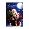 Bandera de Jardín Navideña Transfronteriza Amazon Nueva Decoración de Jardín Festiva Banderines de Lino Impresos por Ambos Lados Personalización