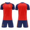 Playeras Transfronterizas Multipaís, Camisetas de Manga Corta de Poliéster de Secado Rápido, Se Pueden Estampar para Uniformes de Fútbol de Competencia para Adultos y Niños, Entrenamiento y Competencia de Comercio Exterior