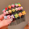 Pente de Franja Infantil Artefato para Quebrar Cabelo de Menina Cartões de Cabelo para a Parte Frontal da Cabeça Infantil 2025 Novo Acessório de Cabeça para Bebê