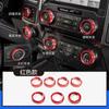 Adecuado para Ford F150 XLT 2016 2017 Mustang cubierta de anillo de perilla de interruptor de faro interior de coche traje de aluminio