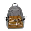 Mochilas de Grande Capacidade para Alunos do Ensino Fundamental, Mochilas Casuais Esportivas para Viagem ao Ar Livre para Meninos e Meninas, Mochilas Infantis com Cordão Coloridas Contrastantes