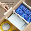 Divisores de Cajones Expandibles Ajustables, Organizador de Plástico Retráctil para Cocina, Tocador, Almacenamiento de Dormitorio
