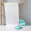 Toallas desechables y toallas de baño, portátiles para viajes y uso en hotel, engrosadas y agrandadas, toallas faciales y toallas de baño empaquetadas individualmente