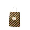 Suministro en stock Amazon cumpleaños Bolsa de regalo de papel Kraft bolsa de mano fiesta bolsa de regalo de cumpleaños bolsa de compras