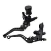 Piezas de Modificación para Motocicleta Maneta de Freno de Mano Palanca de Freno Manillar Seis Velocidades Cabeza Fundida a Presión Bomba Tailandesa Cnc Scooter
