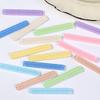 Horquilla para el pelo con tiras geométricas de color polvo de destello de hielo de verano, parche de resina, accesorios de joyería para bricolaje, material al por mayor