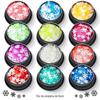Amazon Explosivo Laser Misto Colorido 5mm Flor de Cerejeira Nail Art Lantejoulas Unha Polonês Cola Maquiagem Corpo diy Lote