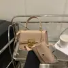 Bolsa Quadrada Pequena da Moda 2026 Inverno Nova Moda Versátil Simples Casual Texturizada Ombro Transversal Bolsa de Mão