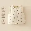 Chaleco para Bebé Otoño e Invierno Ropa Exterior para Recién Nacidos Pin de Pony para Bebé Tipo Grueso Otoño e Invierno Chaleco para Bebé Tipo A Ropa Interior Cálida