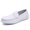 Zapatos de Otoño e Invierno para Hombre, Resistentes al Desgaste, de Suela Plana, de Tacón Bajo, Puntera Redonda, de Suela Suave, Casuales, Aptos para Hospital, Transpirables, Resistentes a Olores, Mocasines de Trabajo, Cómodos para Hombre