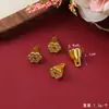 Nuevo Colgante de Aleación que Conserva el Color Hebilla de Seguridad Perla de la Fortuna Estilo Chino Retro Hecho a Mano DIY Accesorios de Joyería para Colgantes