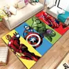 Alfombra de Superhéroe de Animación de Dibujos Animados Spiderman Decoración de Habitación Infantil Felpudo Juego Entretenimiento Tapete para Gatear