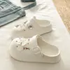 Respirável e InodoroDivertido Fofo Concha para Sopa Sapato com Buraco de Cachorro Pessoa Preguiçosa Slip-on Duas Formas Chinelos com Biqueira de EVA Feminino