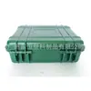 Suministro directo de fábrica caja de plástico ABS color verde militar caja de operación de mando caja de protección para disco duro forro de esponja EVA