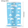 Bolsas de regalo para fiestas de huellas de perro de venta caliente transfronterizas, bolsas de regalo de recuerdo de dibujos animados de fútbol, bolsas de plástico para dulces, suministros de decoración de cumpleaños