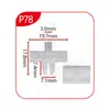 Dinghui Deflector Universal para Coche Clip de Parachoques Flecha de Fijación de Panel de Capó Sujetador de Empuje