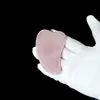 Adornos de Piedra Natural y Cristal del Fabricante, Forma de Apertura Única, Piedra para Alivio del Estrés por Masaje y Gua Sha, Masaje de Cuidado para Ojos Gua Sha