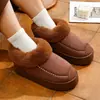 Zapatos de algodón retro para pareja de padres e hijos, pantuflas de algodón para niños, pantuflas cálidas de felpa gruesa para el hogar para niños y niñas, disponibles para venta al por mayor