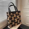 Bolsa de Lona para Estudiante Universitaria para Mujer 2026 Nuevo Estilo Coreano Ins Bolsa de Viaje Moda Bolso Tote de Trabajo