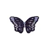 Parches de Tela de Mariposa con Pedrería de Colores, Sandalias Cosidas a Mano, Bolsos y Otras Flores Decorativas, Diademas de Diamantes, Pasadores de Pelo, Accesorios DIY