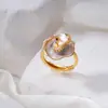 Anillo de Perla, Pendientes, Colgante, Juego de Tres Piezas Microincrustado, Camelia Fina Vintage Microincrustado DIY Lujo Ligero Gama Alta