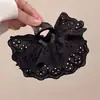 Acessórios de Cabelo Clip de Flor Grande Renda Elegante Retrô Francês Novo 2025 Prendedor de Cabelo Pinça de Tiburón Ballet Headdress Clip