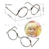 Accesorios para Muñeca de Bolsillo Gafas Pequeñas Muñeca BJD Gafas Pequeñas Juguete DIY Ácido Hialurónico Cibernético Rojo Pato Accesorios para Gafas